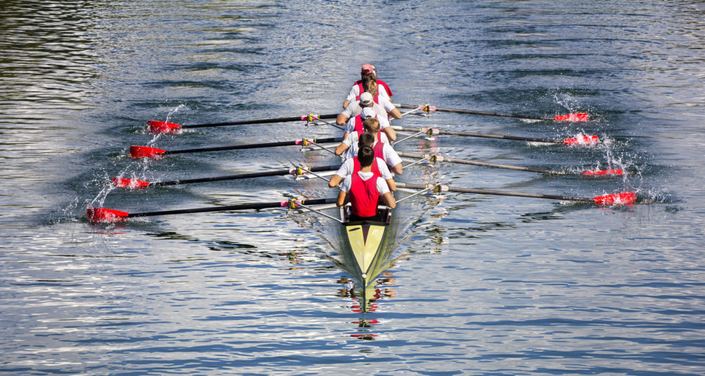 Rowing Team Work